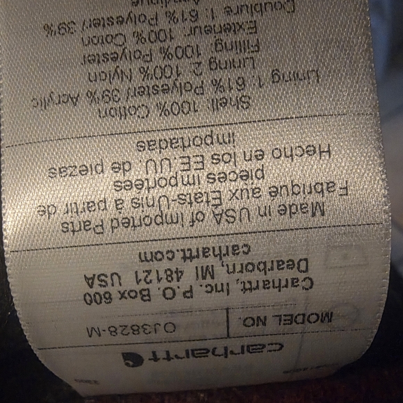 Carhartt Men's Black Jacket - Picture 9 of 12